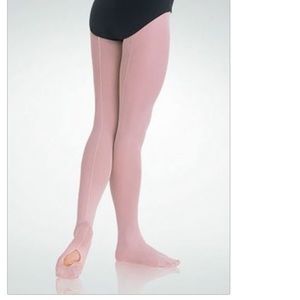 Body Wrappers pink transitional tights. Size medium and fairly long in length.